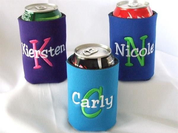 Personalized can koozies