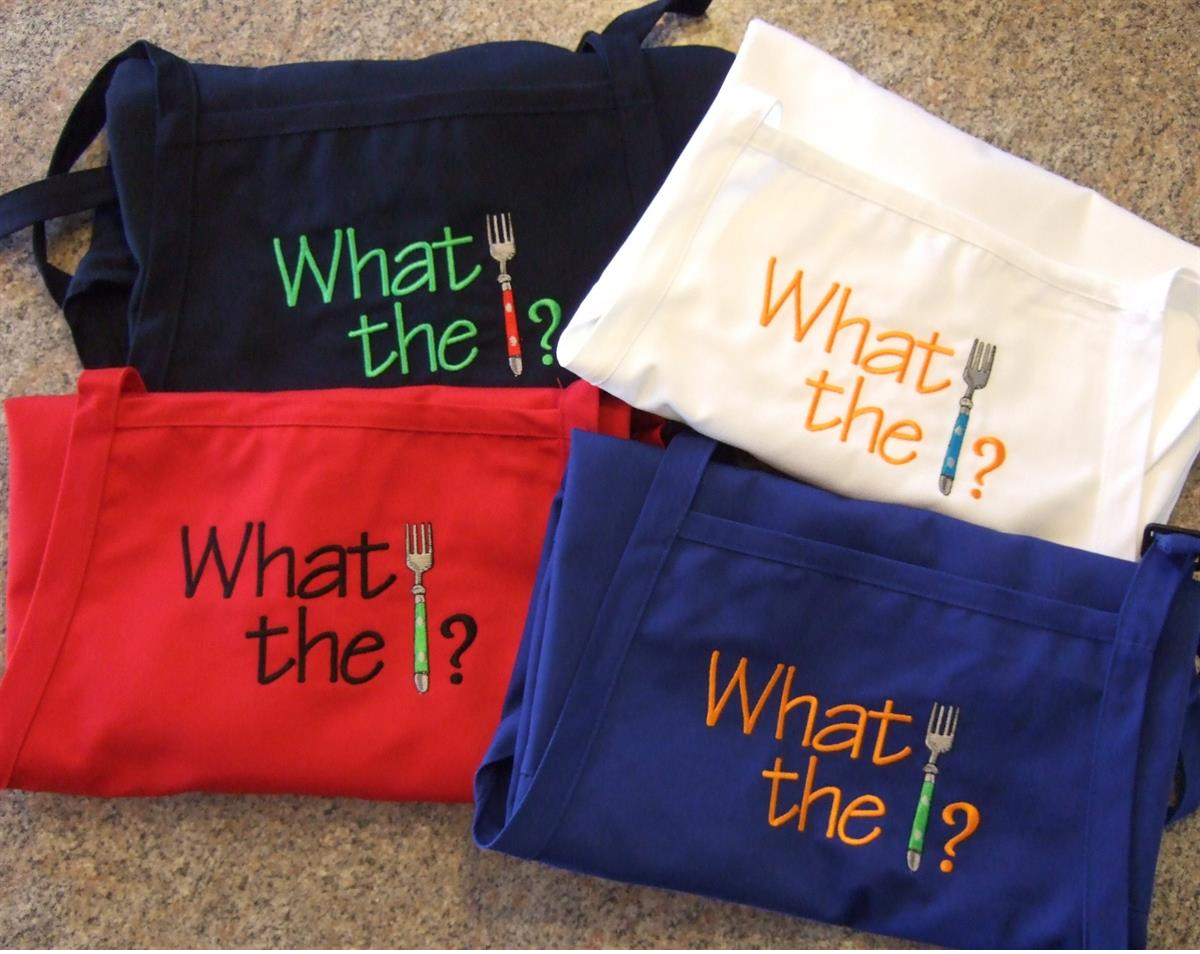 What the fork aprons
